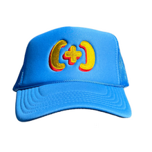 Load image into Gallery viewer, Positive Blue Trucker
